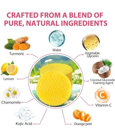 Turmeric Kojic Acid Cleansing Pads Turmeric Kojic Acid Pads Infused Foaming Exfoliating Pads Unclog Pores Turmeric Cleansing Pads for Dark Spots Helps Balance Skin Oil And Water 40 Pads - Buy Online on GoSupps.com