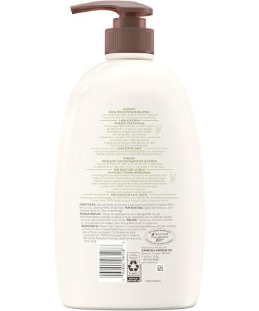 Aveeno Daily Moisturizing Body Wash with Pump Colloidal Oatmeal Women's Men's - Sensitive Combination Skin - Hydrating Soap-Free Body Scrub 975 mL - Buy Online on GoSupps.com