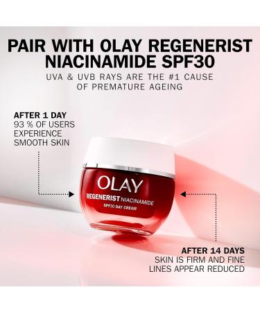 Olay Regenerist Niacinamide Night Cream Face Moisturiser Skincare with Niacinamide 99% Purity Antioxidant Vitamin E and Shea Butter. Anti Aging Skin Care: Renews Firms and Hydrates. 50ml - Buy Online on GoSupps.com
