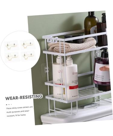 Alipis 8 Pcs Punch Stickers Heavy Duty Clothes Hanger Rack Transparent Seamless Hook No Adhesive Hooks 7.8X7.8X1.2CMx2pcs Transparentx2pcs - Buy Online on GoSupps.com