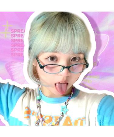 Buy Siphew Blue Light Filter Glasses Unisex Anti-Blue Light Round Glasses for PC Gaming | Stylish Brown Design - Buy Online on GoSupps.com