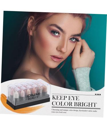 Beavorty 2 Boxes 12 Shadow Box Makeup Eyeshadow Eye Brightener Stick Beautiful Eyeshadow Pen Girl 1 count (Pack of 1) As Shownx2pcs - Buy Online on GoSupps.com