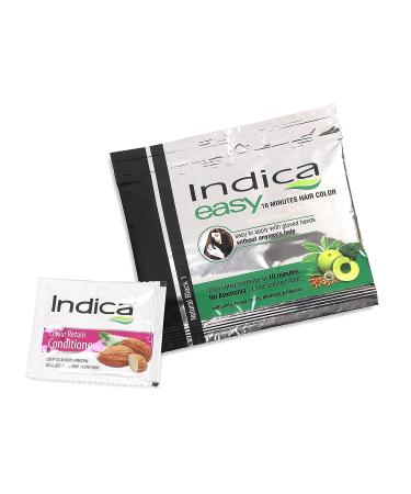 Indica Easy Shampoo Hair Colour Black - Pack of 3 | 3.3 Fl Oz (Pack of 1) - Buy Online on GoSupps.com