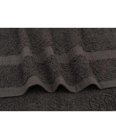 Gold Textiles 100% Cotton Washcloth 12-Pack | Grey | 13x13 Inches | Ultra Soft & Absorbent - Hotel & Spa Collection - Buy Online on GoSupps.com