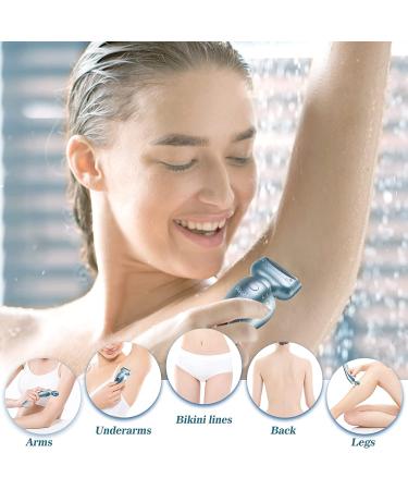 Womenâ€™s Electric Razor & Shaver - Blue Bikini, Leg & Underarm Trimmer - Buy Online on GoSupps.com