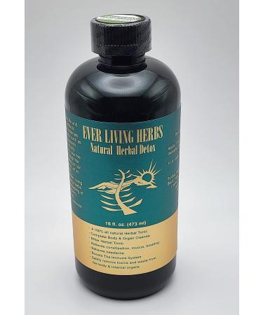 Ever Living Herbs w/Moringa & Neem Natural Herbal Detox 16 Oz.