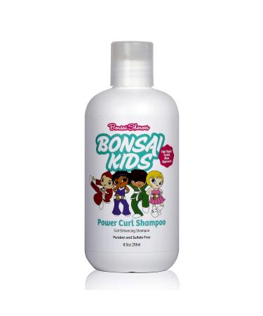 Bonsai Power Curl Shampoo for Kids & Toddlers | 8 fl. oz - Restores Bounce & Fights Frizz | Gentle Salon-Quality Formula - Buy Online on GoSupps.com