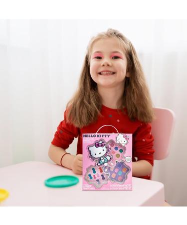 Hello Kitty Slide-Out Cosmetic Palette Set - Lip Gloss Face Shimmer Blush & More | Perfect for Parties & Sleepovers - Ages 3 - Buy Online on GoSupps.com