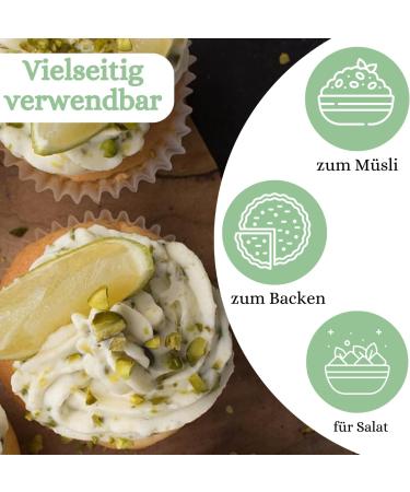  1001 Frucht 1001 Frucht - Peeled pistachios 1000g natural green pistachios without GMO shell suitable for Dubai chocolate unsalted pistachio kernels without additives - Buy Online on GoSupps.com