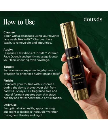 douxds PRIME Vitamin Quench Face Cream Hydrating Face Cream Smooth Skin Radiant Glow in Men's Skincare Smooth Skin Repair Contains Aloe Vera Face Moisturizer - Buy Online on GoSupps.com