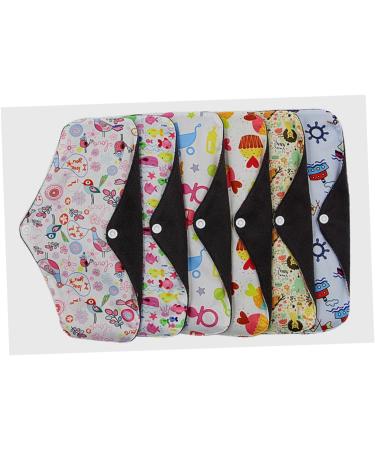 MARMERDO Mama Pads: Reusable Bamboo Charcoal Cotton Menstrual Pads - M06 - Buy Online on GoSupps.com