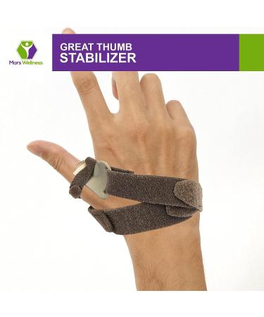MARS WELLNESS CMC Joint Thumb Arthritis Brace - Medium - Right Hand | Stabilizing Splint for Osteoarthritis | Arthritis Thumb Support - Buy Online on GoSupps.com