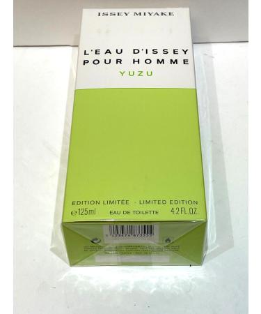 Yuzu issey Men Cologne Eau De Toilette Spray Limited Edition 4.2oz / 125ml NEW IN BOX Sealed