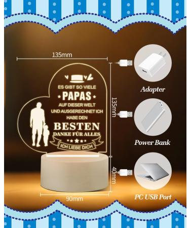 DJLLA Personalized Gifts for Dad | Perfect Birthday Christmas & Father's Day Presents | Unique Father-Daughter Gift Ideas - Buy Online on GoSupps.com