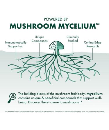 Host Defense Maitake Capsules - Immune & Cellular Health Support Supplement - Dietary Herbal Supplement with Maitake Mushroom & Mushroom Mycelium - 60 Capsules (30 Servings)* - Buy Online on GoSupps.com