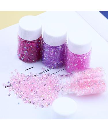 Nail Rhinestone Set Nail Rhinestones Mixed Colored Glass Gems Stones Rhinestones Small Rhinestone for Makeup 13 Colors Rhinestones Set DIY Colorfast Pointed Back Tiny Rhinestones - Buy Online on GoSupps.com