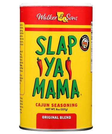 Slap Ya Mama Cajun Seasoning from Louisiana, Original Blend, No MSG and Kosher, 8 Ounce Can Original 8 Ounce (Pack of 1)