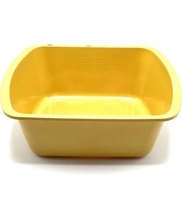 Epic Medical Supply 7 Quart Rectangular Plastic Wash Basin - 1 Count (Gold) - Buy Online on GoSupps.com