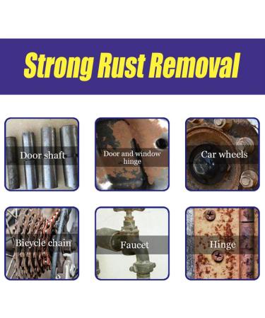 Sofenthiss Multipurpose Rust Remover Spray - 50ml Car & Metal Cleaner - Strong Rust Inhibitor (2pcs) | Effective Rust Removal for Automotive Parts - Buy Online on GoSupps.com