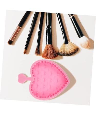 minkissy Makeup Brush Cleaning Pad Dryer Cleaner Gloves for Cleaning Makeup Foundation Brush Portable Brush Beauty Brush Cleaning Bowl Brush Cleaner Pink Foldable Makeup Pad 12x9cm Pink - Buy Online on GoSupps.com