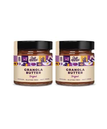 Oat Avenue Granola Butter | Peanut-free Tree-Nut Free Gluten Free Dairy Free Egg Free Sesame Free & School Friendly - Top 14 Allergen Free | Peanut Butter and Nut Butter alternate (Original x 2)