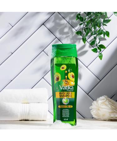  Vatika Naturals Vatika Naturals Avocado Oil Shampoo 425 ml Protein Boost with Avocado and Natural Oils Specially formulated for healthy hair - Buy Online on GoSupps.com