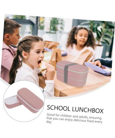 Alipis 1 Set Double Layer and Double Layer Lunchbox School Picnic Container Child Crisper Refrigerator 3WK736MJA6VGSS35GT16QB9P Pink 15.5X8.5CM - Buy Online on GoSupps.com