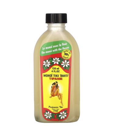 Monoi Tiare Tahiti Coconut Oil Tipanie (Plumeria)  4 fl oz (120 ml)