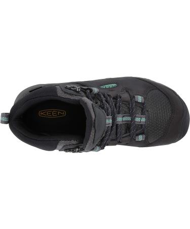 KEEN Women's Steens Mid Waterproof Hiking Boots - Steel Grey/Ocean Wave (Size 8) - Buy Online on GoSupps.com
