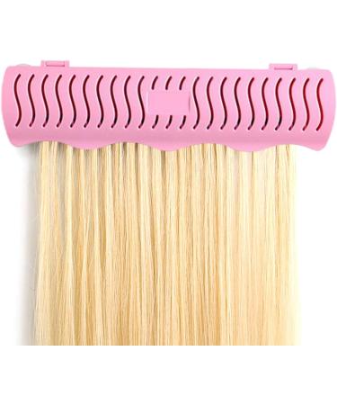 Styling Extension Holder | Hair Extension Holder Stand For Wall | Lightweight Wig Holder | Hairpieces Storage Holder Wigs Carrie | Hair Rack For Styling Coloring Blow Tape Weft Clip In Halo pinkk - Buy Online on GoSupps.com