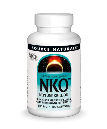 Source Naturals NKO Neptune Krill Oil 500 mg 120 Softgels