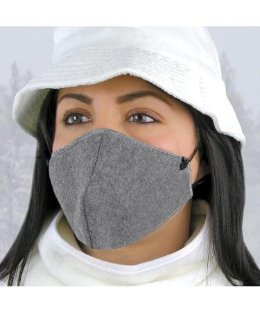 North American Health + Wellness Winter Fleece Gray Face Covering for Ultimate Warmth - Buy Online on GoSupps.com