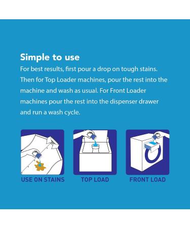 Fresh Scent 67oz Stain & Dirt Removal - Whitening Clothes Solution for International Shipping - Buy Online on GoSupps.com