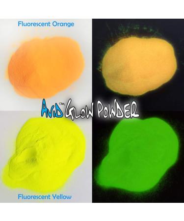 Glow Powder Pigment Variety - 6 Colors Fluorescent Pack for Resin, Slime, Nail Polish - 3.2oz/90g Total | Glow in The Dark Pigment Powder - Strontium Aluminate 6 Pack - Buy Online on GoSupps.com