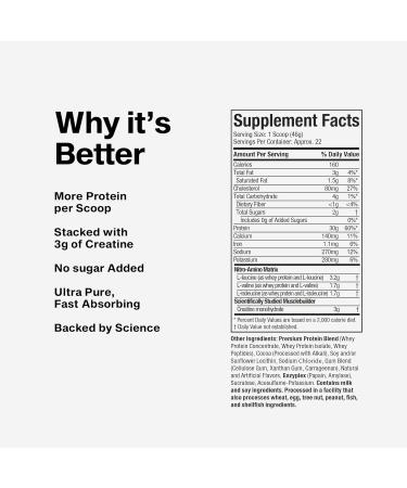 MuscleTech Nitro-Tech Cookies & Cream - 1800g Cookies & Cream 1.8 kg (Lot de 1) - Buy Online on GoSupps.com