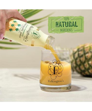 Folkingtons 250ml Glass Juice Bottles Pack of 12 - Buy Online on GoSupps.com