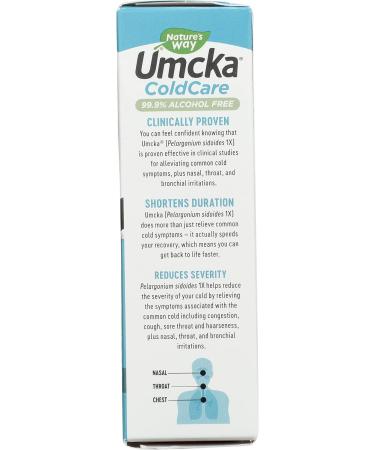 Natures Way Umcka Cold Care 1 Fl. Oz - Natural Relief for Cold Symptoms - Buy Online on GoSupps.com