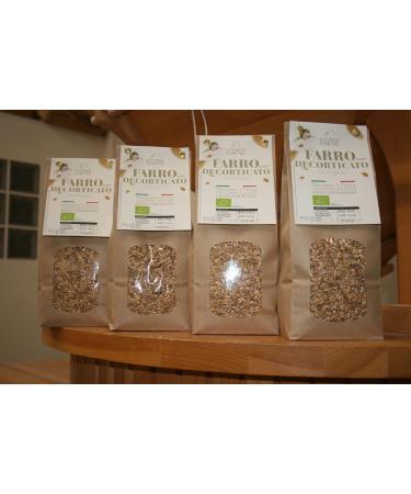ORGANIC HULLED SPELLED ANCIENT CEREALS IN BEANS PRODUCTION IN ITALY PACK 4 PACKS OF 750 GRAMS - Buy Online on GoSupps.com