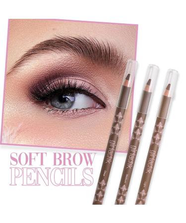 Girlactik Soft Powder Eyebrow Pencil - Deep Brow | International Shipping Available - 1.19g - Buy Online on GoSupps.com