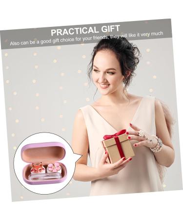 Solustre Colored Contact Lenses Travel Set - Pink Lens Container & Eye Protection Kit - Buy Online on GoSupps.com