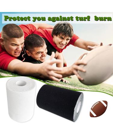Buy 2 Rolls Football Turf Tape - 10.9 Yards Extra Wide Athletic Arm Tape - Ultra Sticky Sports Tapes for Elbow Protection (Black White - Buy Online on GoSupps.com