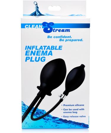 CleanStream Inflatable Enema Plug - Reusable Latex-Free Silicone Cleaner for Men & Women | Portable Comfort & Easy Use - Buy Online on GoSupps.com