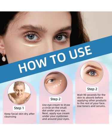 Allony Instant Eye Cream Tightener Eye Tightening Cream Instant Tightening Eye Cream Eye Wrinkle Cream Iinstant Results 30ml*2 - Buy Online on GoSupps.com