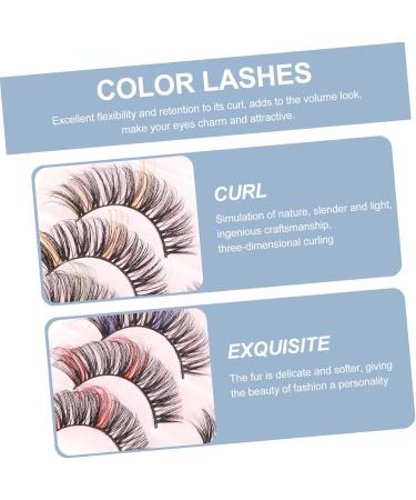 Beaupretty 10 Pairs Dd Volume False Eyelashes Colored Eyelash Cosmetic Eyelashes Eyelash for Makeup 25 Mm Lashes False Eyelashes Natural Look False Lashes Fluffy Miss Dense Set - Buy Online on GoSupps.com