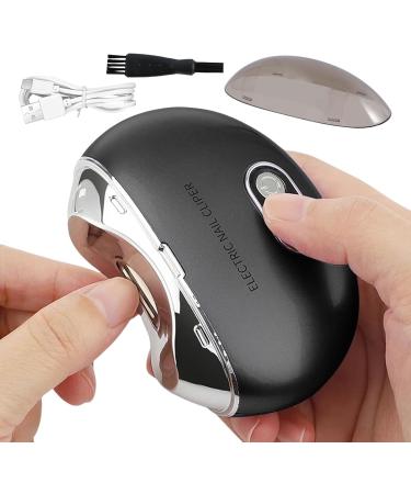 Nail Clippers for Seniors Electric Nail Clippers for Kids - Nail Clipper & Nail Clipper | Rechargeable Nail with Light and 3 Speeds - LCD Digital Display Nail Clippers for Kids and People Black/White - Buy Online on GoSupps.com