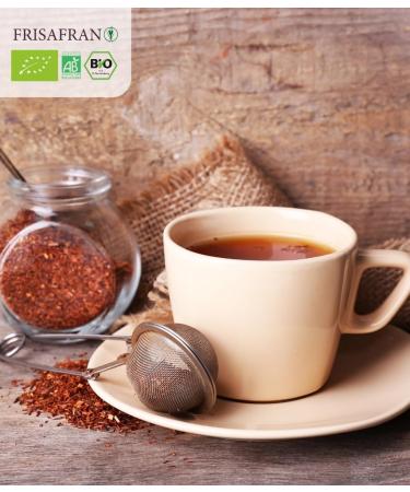  FRISAFRAN FRISAFRAN | Organic Orange Rooibos Pyramids Infusion 30 units | 60g | Relaxing | Digestive | Rooibos Tea | Unique Flavor | Mo - Buy Online on GoSupps.com