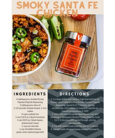 Smoky Paprika Chipotle - 5.4 oz. Jar (Pack of 2) | BBQ Season Perfection - Buy Online on GoSupps.com