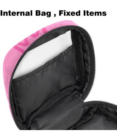 Portable Women's Binding Storage Bags | Menstrual Cup & Pad Pockets for Teens | Pink Tampon Bags - Buy Online on GoSupps.com