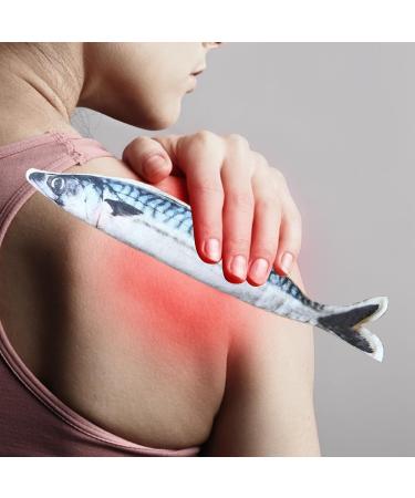 Lambo Hot And Cold Compress Multifunctional Fish Shaped Cotton Cold Packs - Comfortable Compress Bag Soft For Legs Joints Ankles Foreheads - Buy Online on GoSupps.com