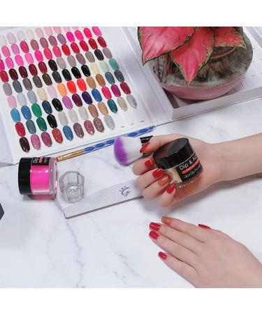 Gray Dip Powder with Added Calcium Vitamin for DIY French Manicure | Odor-Free, Long-Lasting Salon Quality Nail Art | No Lamp Needed (018) - Buy Online on GoSupps.com